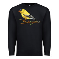 Black American Goldfinch Premium Sweatshirt - LillyAllenDesigns