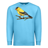 Ocean Blue American Goldfinch Premium Sweatshirt - LillyAllenDesigns