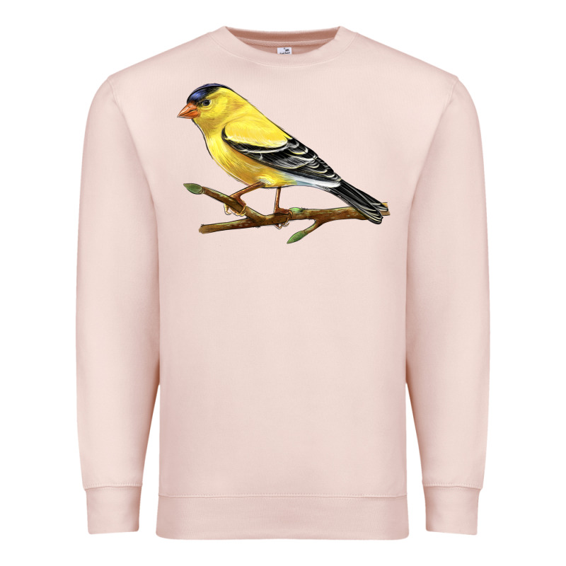 American Goldfinch Premium Sweatshirt by LillyAllenDesigns | Teevron
