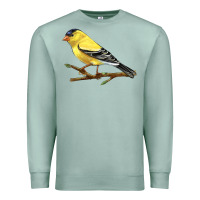Seafoam American Goldfinch Premium Sweatshirt - LillyAllenDesigns