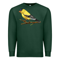 Sports Green American Goldfinch Premium Sweatshirt - LillyAllenDesigns