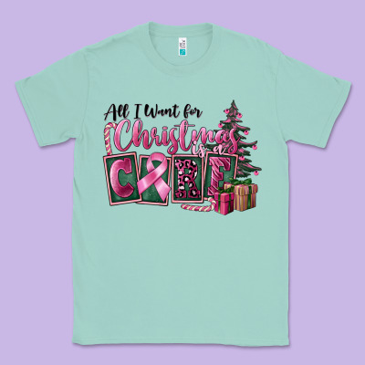 All I Want For Christmas Is Cure Classic Tee Designed By Fadigitalartstudio