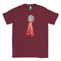Burgundy windmill fa element Classic Tee - FaDigitalArtStudio