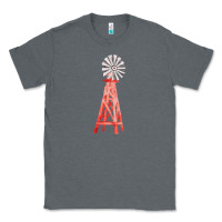 Charcoal Heather windmill fa element Classic Tee - FaDigitalArtStudio
