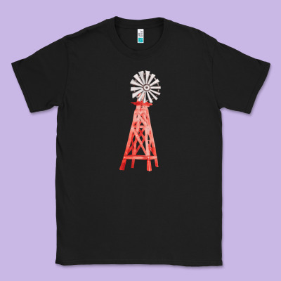 Windmill Fa Element Classic Tee Designed By Fadigitalartstudio