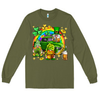 St. Patrick's Day Gnomies Truck Long Sleeve Tee | Teevron