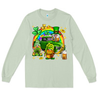 Matcha St. Patrick's Day gnomies truck Long Sleeve Tee - Neo Western
