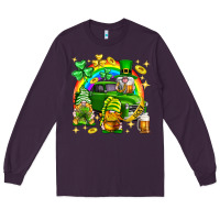 Plum St. Patrick's Day gnomies truck Long Sleeve Tee - Neo Western