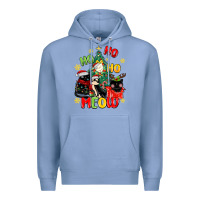 Colony Blue ho ho ho meow Premium Hoodie - MaliasSmallBusiness