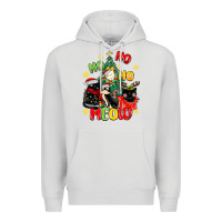Dove Grey ho ho ho meow Premium Hoodie - MaliasSmallBusiness