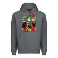 Rock ho ho ho meow Premium Hoodie - MaliasSmallBusiness