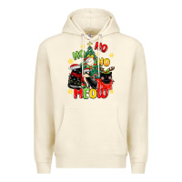 Sandshell ho ho ho meow Premium Hoodie - MaliasSmallBusiness