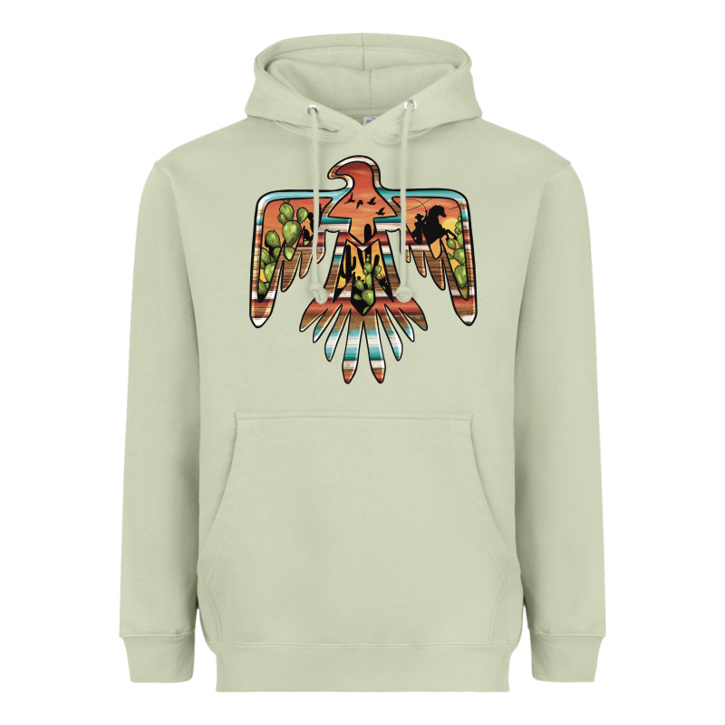 Desert Thunderbird Heavyweight Hoodie by BarkalooDesign | Teevron