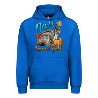 Cobalt Nuts About Fall Squirrel Urban Hoodie - LillyAllenDesigns