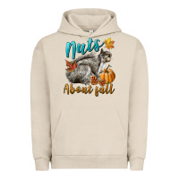 Pigment French Oak Nuts About Fall Squirrel Urban Hoodie - LillyAllenDesigns