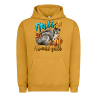Pigment Peanut Butter Nuts About Fall Squirrel Urban Hoodie - LillyAllenDesigns
