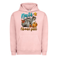 Pigment Salmon Nuts About Fall Squirrel Urban Hoodie - LillyAllenDesigns
