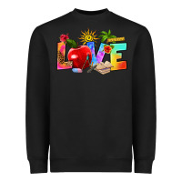 Black love teacher summer Heavyweight Sweatshirt - RanaPortraitStore