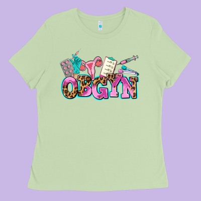 Obgyn Ladies Tee Designed By Adodesignshop