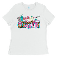 White obgyn Ladies Tee - AdoDesignShop