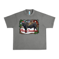 Tornado merry Christmas black angus bull and farm Urban Heavy Tee - RanaPortraitStore