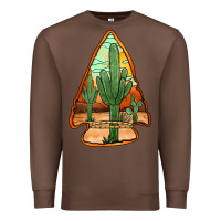 Chestnut desert cactus arrowhead Premium Sweatshirt - Jasminsmagicworld