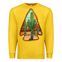 Lemon desert cactus arrowhead Premium Sweatshirt - Jasminsmagicworld