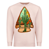 Pale Pink desert cactus arrowhead Premium Sweatshirt - Jasminsmagicworld