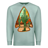 Seafoam desert cactus arrowhead Premium Sweatshirt - Jasminsmagicworld