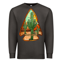 Smoke desert cactus arrowhead Premium Sweatshirt - Jasminsmagicworld
