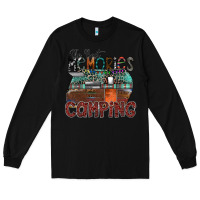 Black the best memories camping Long Sleeve Tee - SublimationCraftShop
