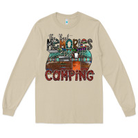 Mushroom the best memories camping Long Sleeve Tee - SublimationCraftShop