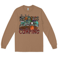 Toasted Coconut the best memories camping Long Sleeve Tee - SublimationCraftShop