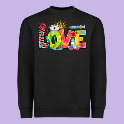 Heavyweight Sweatshirt love nurse summer