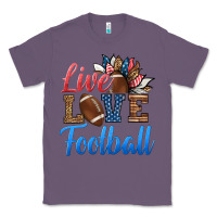 Lavender live love american football Classic Tee - HRA Design Shop