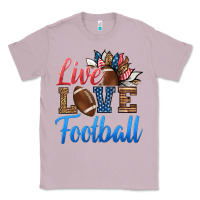 Lilac live love american football Classic Tee - HRA Design Shop