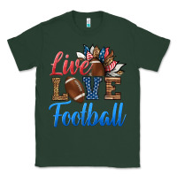 Sports Green live love american football Classic Tee - HRA Design Shop