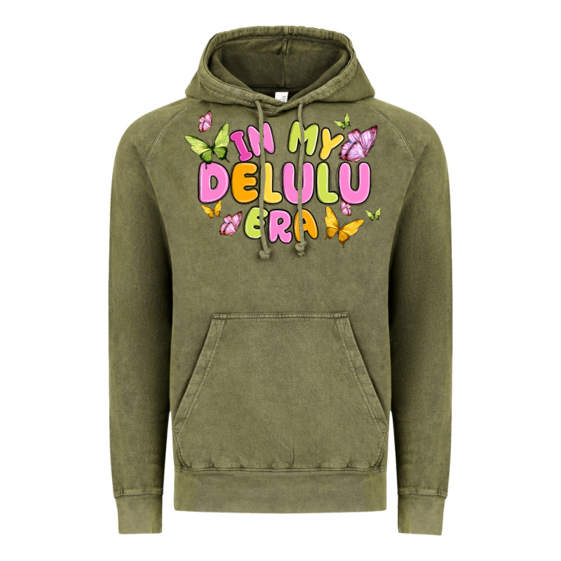 In My Delulu Era Vintage Hoodie by MaliasSmallBusiness | Teevron