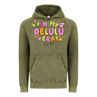 Vintage Olive in my delulu era Vintage Hoodie - MaliasSmallBusiness