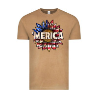 Vintage Camel merica with sunflower Vintage Tee - texasbilliewilder