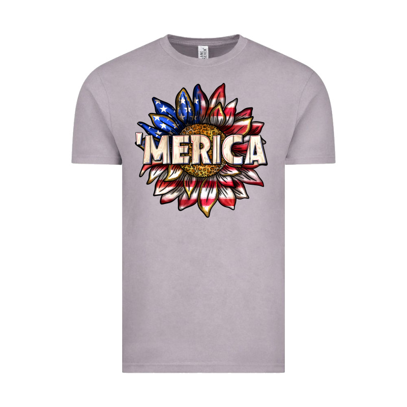 Merica With Sunflower Vintage Tee by texasbilliewilder | Teevron