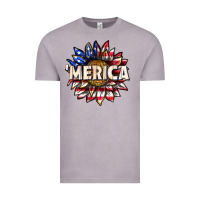 Vintage Zinc merica with sunflower Vintage Tee - texasbilliewilder