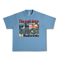 Pebble Blue i'm just here for the snacks #baseball brother Urban Heavy Tee - Zillion Design Studio