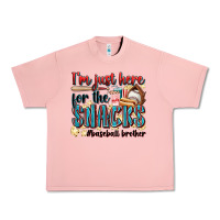 Salmon i'm just here for the snacks #baseball brother Urban Heavy Tee - Zillion Design Studio