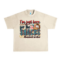 Sandshell i'm just here for the snacks #baseball brother Urban Heavy Tee - Zillion Design Studio