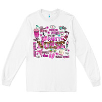 White come on nurse lets go party Long Sleeve Tee - AdoDesignShop