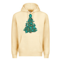 Pina Colada christmas tree with gemstones Premium Hoodie - MaliasSmallBusiness