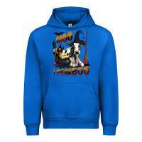 Cobalt Moo I Mean Boo Holstein Cow Urban Hoodie - LillyAllenDesigns