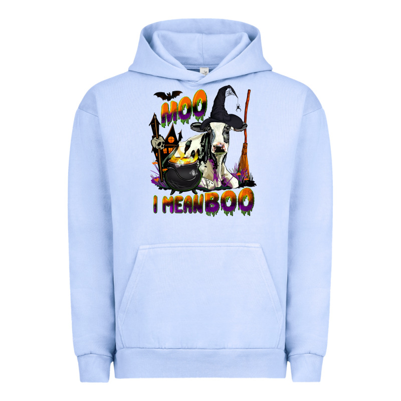 Moo I Mean Boo Holstein Cow Urban Hoodie by LillyAllenDesigns | Teevron