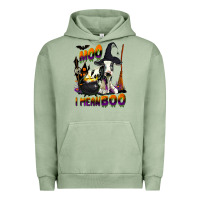Pigment Oil Green Moo I Mean Boo Holstein Cow Urban Hoodie - LillyAllenDesigns